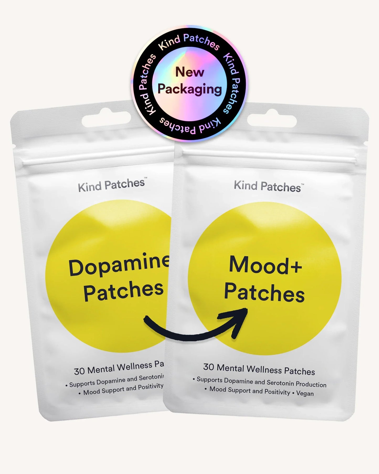 Mood+ Patches (Formerly Dopamine) (Two packs)